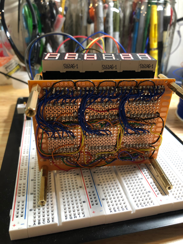 Bottom wiring of PCB