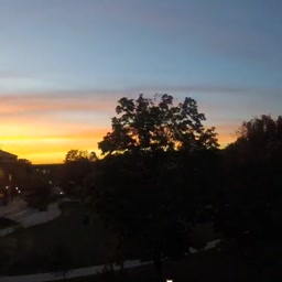 sunset at uconn